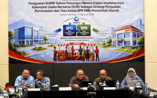 OJK Dorong Penguatan BPR milik Pemda melalui Konsolidasi dan Permodalan